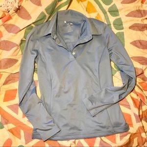 Adidas Climalite Workout Long Sleeve Golf Shirt